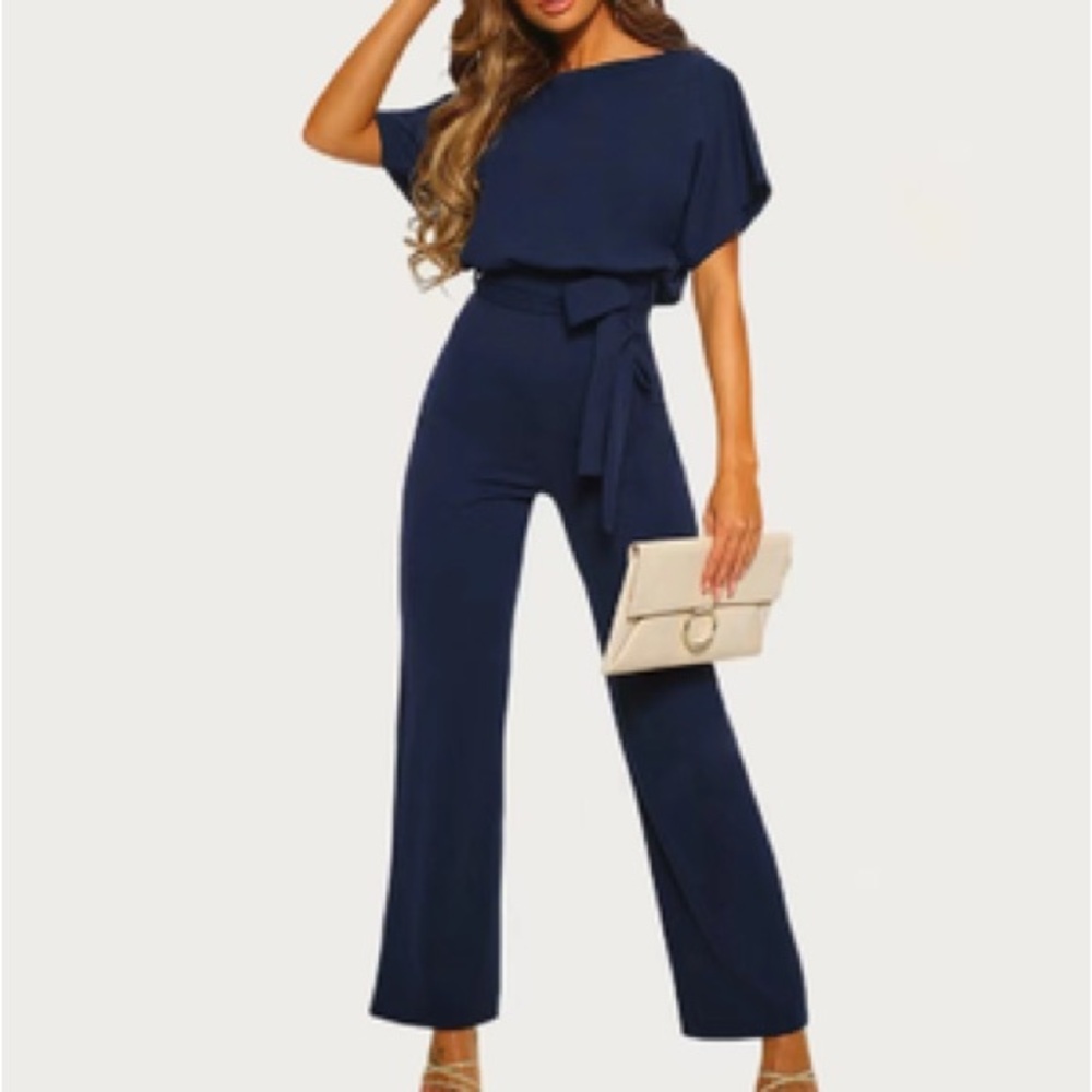 Navy Jumpsuit
